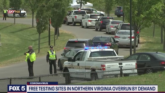 Loudoun County officials turn away cars at free COVID-19 testing site