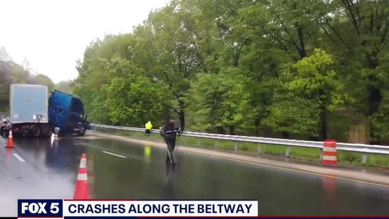 Maryland State Police cite speed and weather as cause for two 18 wheeler crashes at big curve 