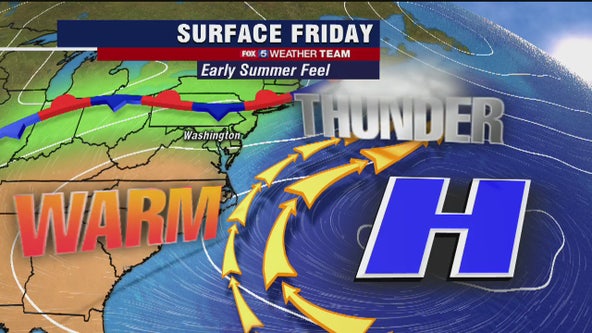 FOX 5 Weather forecast for Friday, May 15