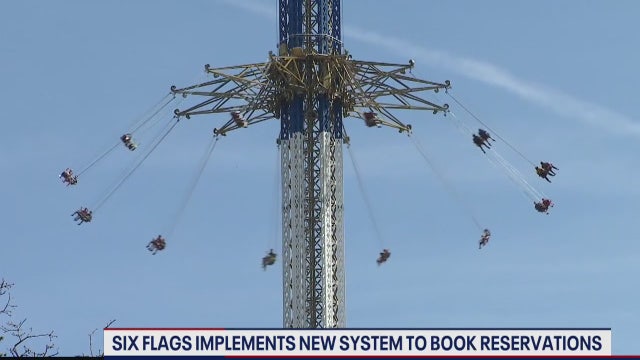 Six Flags will require guests to make reservations once parks reopen