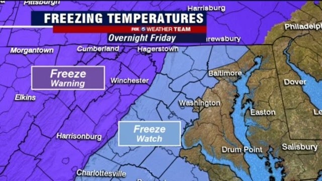 Cloudy, evening showers Friday; chilly Saturday with early morning isolated flurry possible