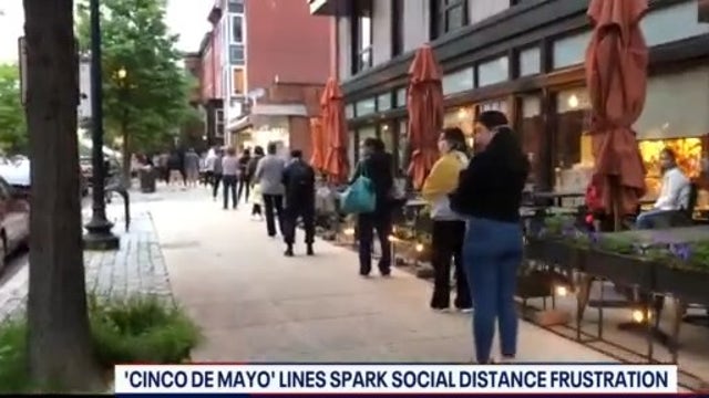Cinco de Mayo restaurant lines spark social distance frustration