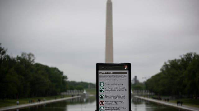 DC monuments once crowded with tourists now vacant in the era of COVID-19
