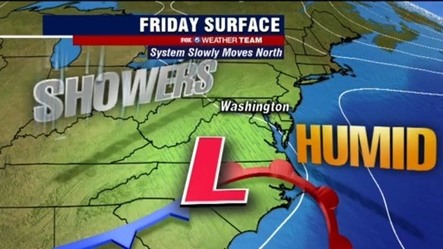 Memorial Day weekend starts with showers and mild temperatures in the 70s