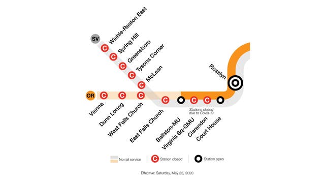 Summer Metro shutdown underway in Northern Virginia