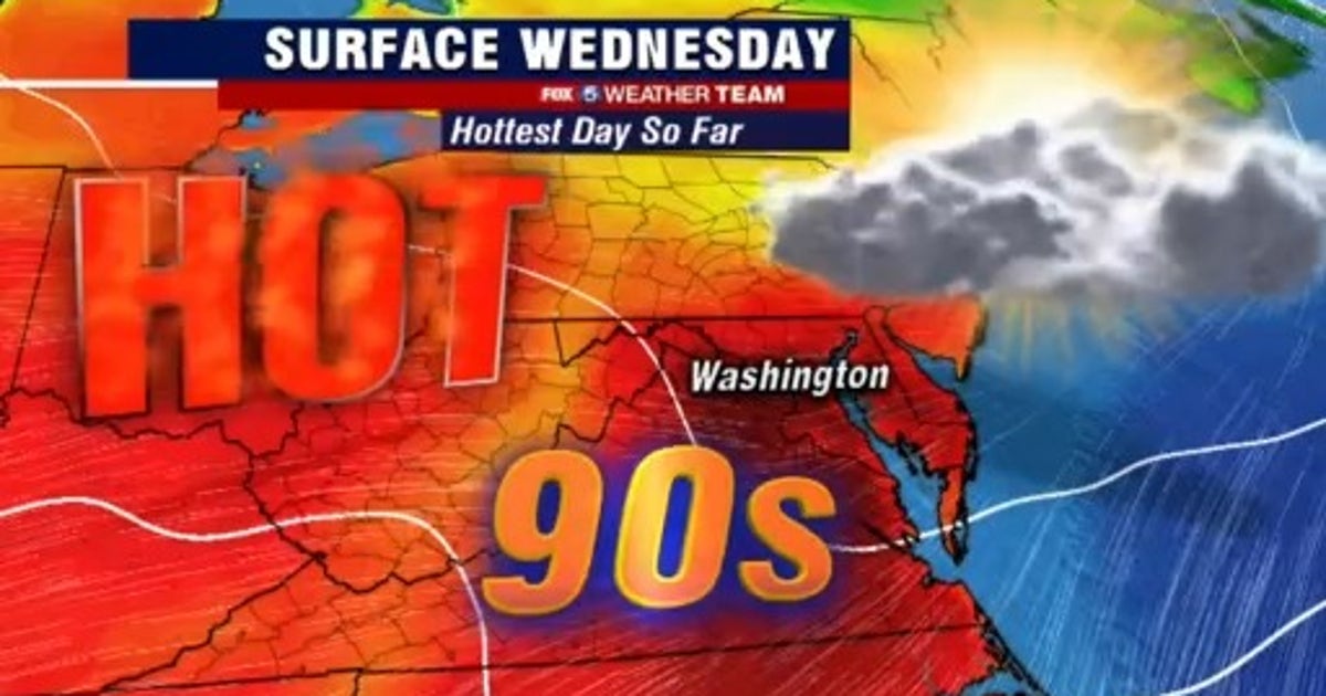 Hot, humid temperatures in the 90s Wednesday; evening storms possible ...