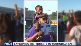 Tips on how to explain the protests to your children
