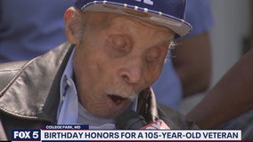 Maryland community celebrates WWII veteran's 105th birthday