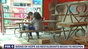 Businesses seeing signs of hope as restaurants begin to reopen