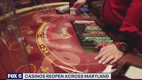 Casinos open up across Maryland