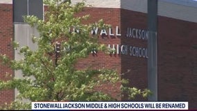 Prince William County to rename schools honoring Confederate general Stonewall Jackson