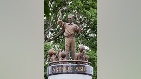 'White Lives Matter' sprayed on Arthur Ashe memorial in Richmond