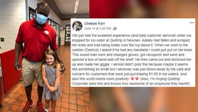 Georgia mom shares post about cashier's act of kindness