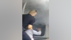 Prince George's cop pulls man from burning car in shocking cellphone video