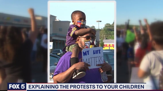 Tips on how to explain the protests to your children