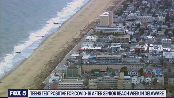 Beach bound teens face coronavirus threat