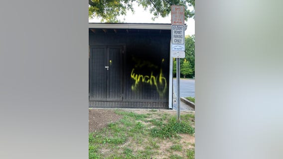 Racist graffiti found on Bethesda high school's campus, again