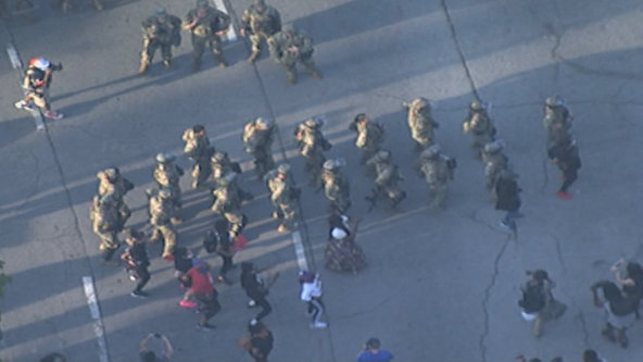 One perfect moment: Georgia National Guard, protesters dance the 'Macarena'