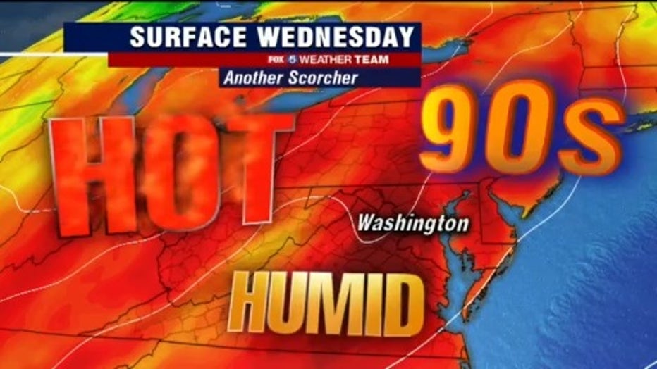 Hot, Humid Wednesday With Isolated Thunderstorms Into The Evening