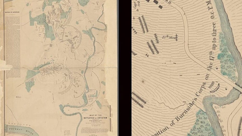 Discovery Of Civil War Map Sheds New Light On Antietam’s Bloody ...