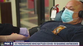 DC firefighters who got COVID-19 are donating plasma to patients fighting