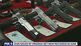 Gun sales break historic records in Virginia amid pandemic, protests