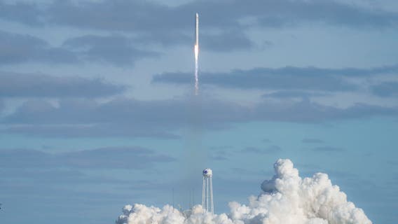Rocket with classified payloads launches from Virginia's Eastern Shore