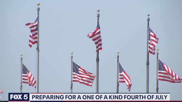 Preparing for a one-of-a-kind Fourth of July