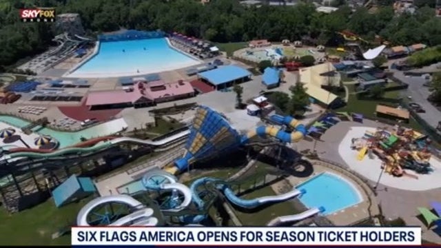 Six Flags America opens for members, season ticket holders Wednesday