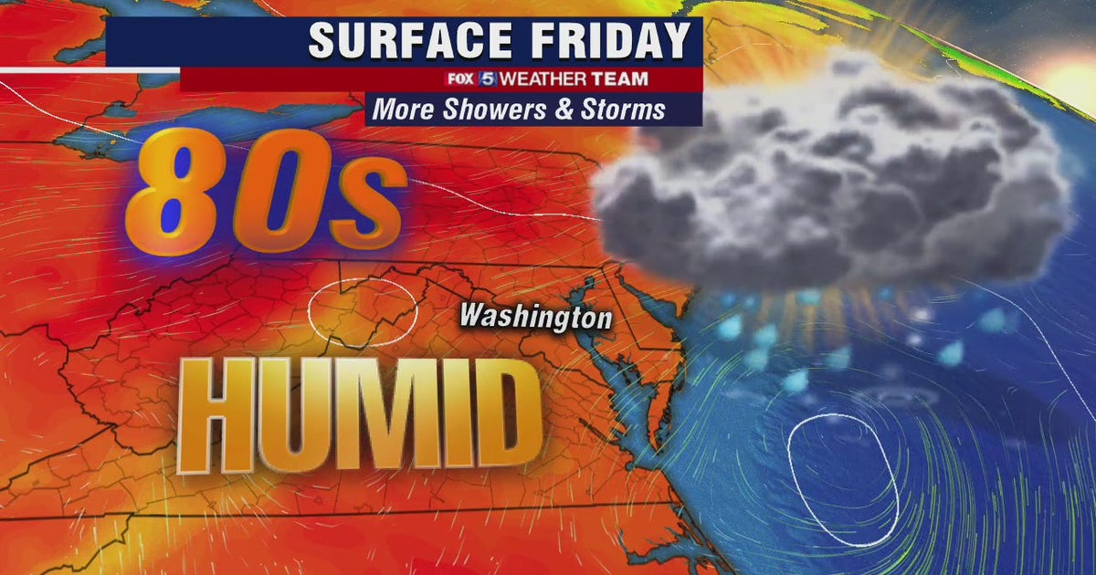 Showers and storms continue Friday; weekend thunderstorms likely | FOX 5 DC