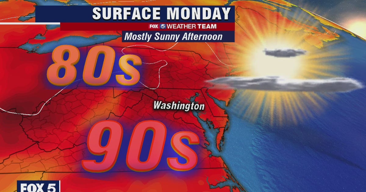 Sunny, hot and humid Monday in the DC region | FOX 5 DC