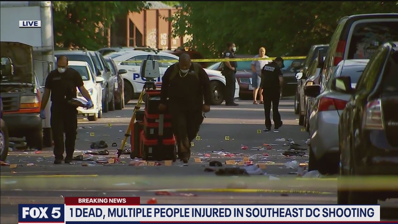 One dead after mass shooting in Southeast DC