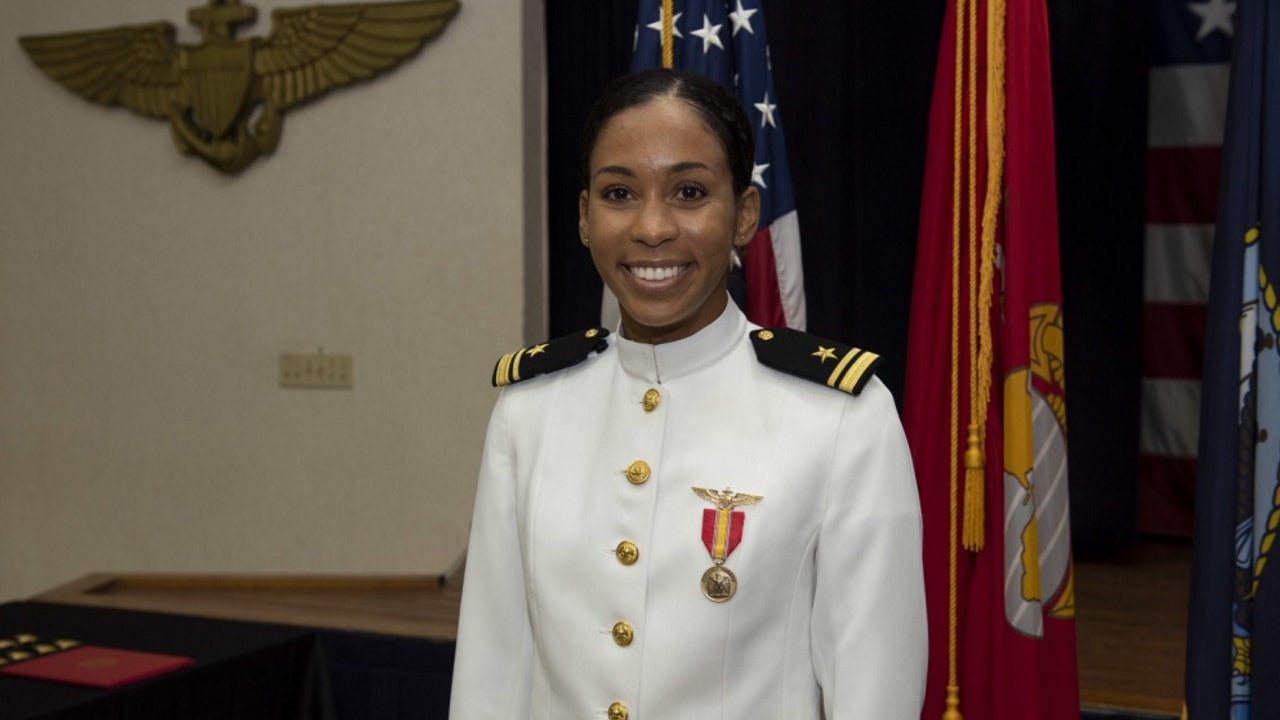 Earning her wings: US Navy officially welcomes first Black female