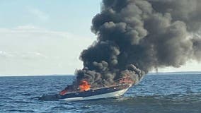 Coast Guard, fishing vessel rescue 6 from Ocean City boat fire