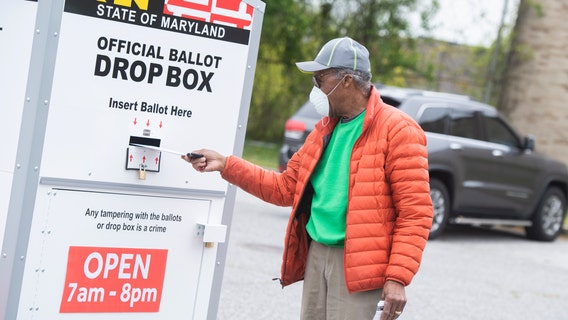 Maryland elections officials address ballot drop box security