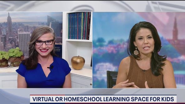 Virtual or homeschooling learning spaces for kids