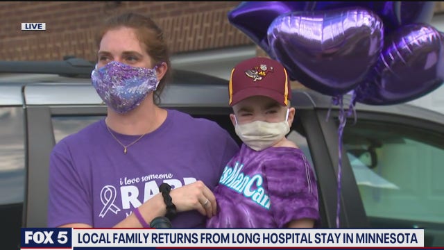 Manassas toddler returns home after receiving treatment for life-threatening disease in Minnesota