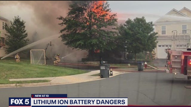 Faulty lithium-ion battery to blame for Loudoun County house fire, officials say