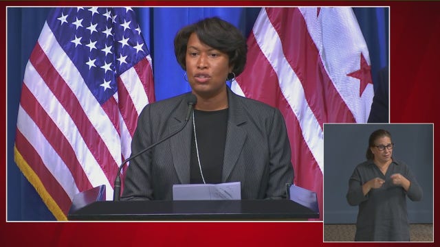 DC Mayor Muriel Bowser says violence will not be tolerated after weekend of intense protests