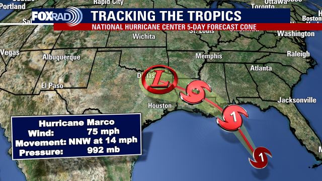 Tropical Storm Marco now a hurricane, sparks warning of 'life-threatening' storm surge