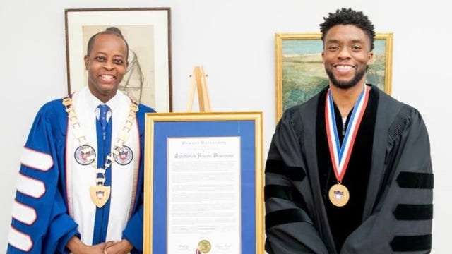 Howard U. president remembers superhero alum Chadwick Boseman: 'Love is life and he had an abundance of both'