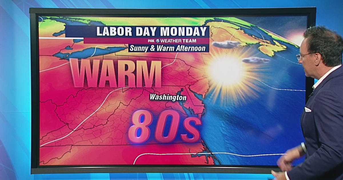 Warm, sunny and dry Labor Day across the DC region | FOX 5 DC