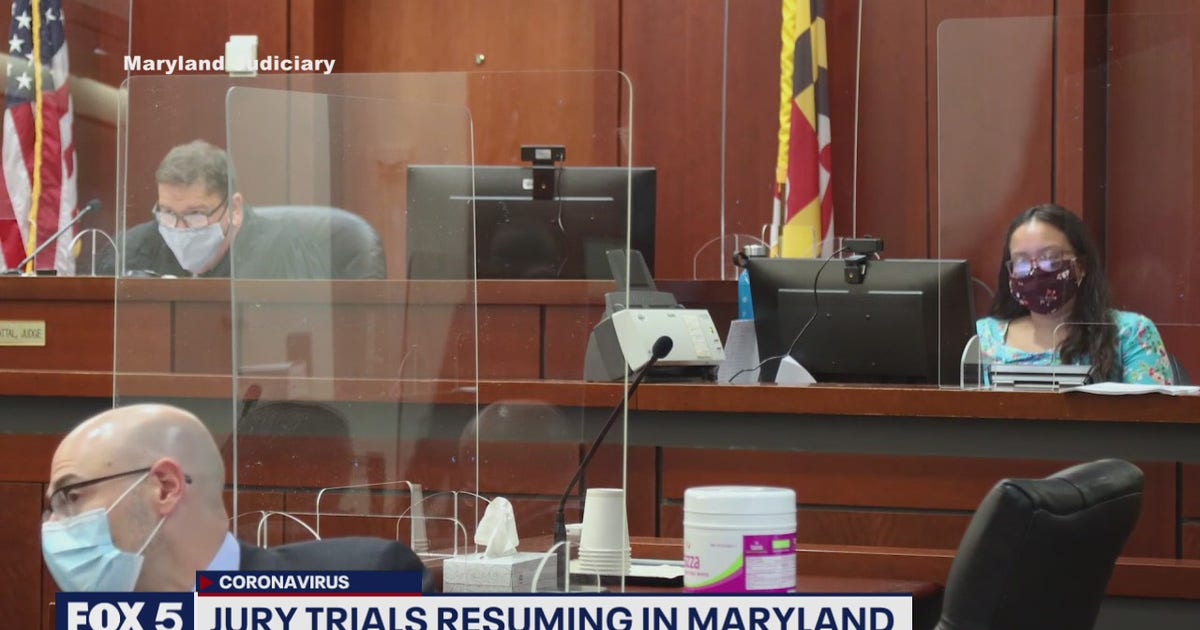 Jury trials to resume next week in Maryland | FOX 5 DC