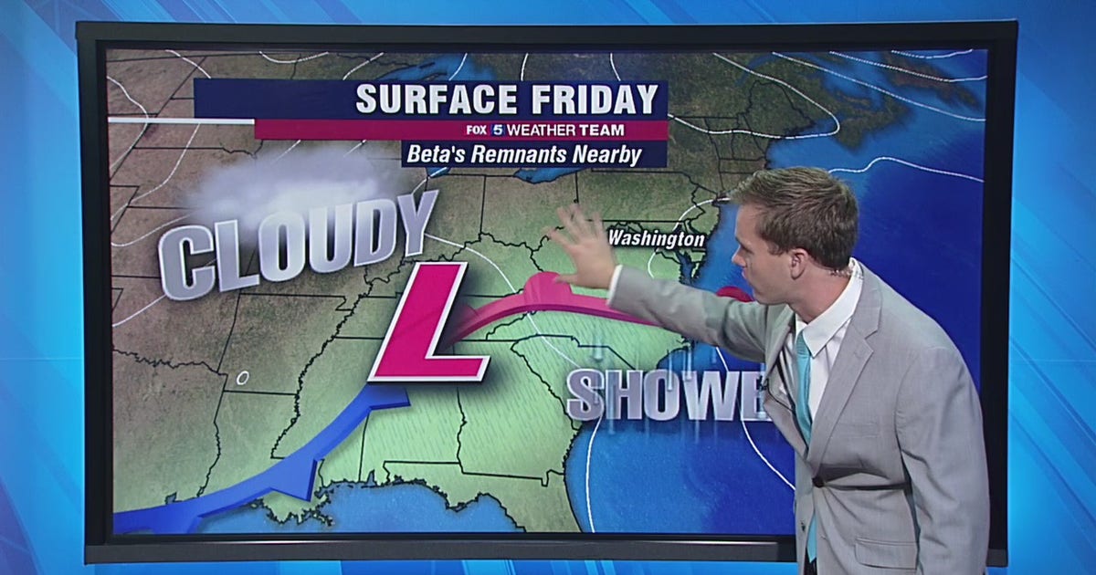 Clouds, showers Friday with highs in the 70s | FOX 5 DC