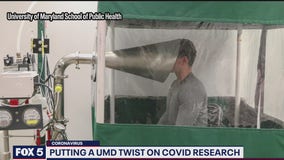 UMD researchers using machine to study how people spread COVID-19