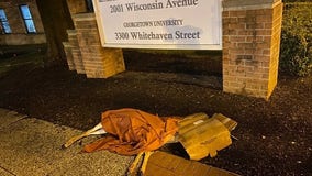 Dead deer left on Georgetown sidewalk