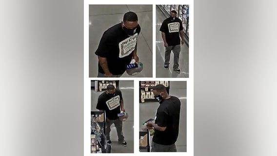 Police searching for man accused of spraying unknown substance on women in Baltimore County grocery stores