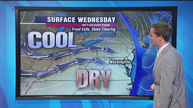 Cool, dry Wednesday with highs in the 70s