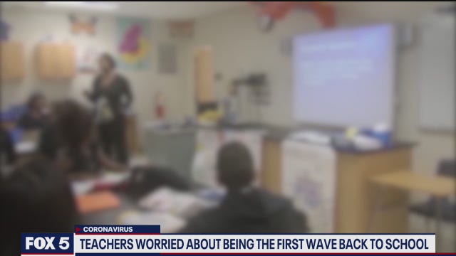 Some teachers worried about being first wave back to school