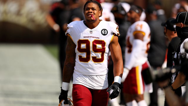 Washington's Chase Young misses practice, may not play vs. Ravens